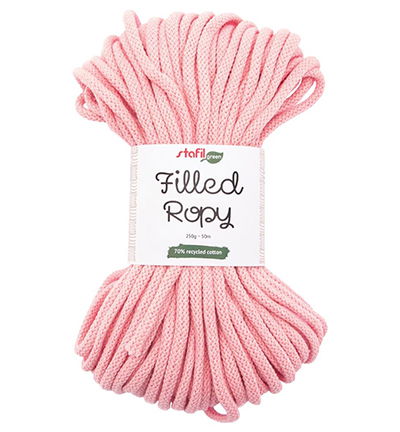 Filled Ropy 250gr / 50mtr – ø6mm, Light pink