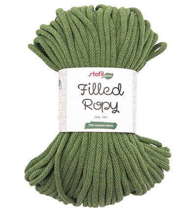 Filled Ropy 250gr / 50mtr – ø6mm, Olive green