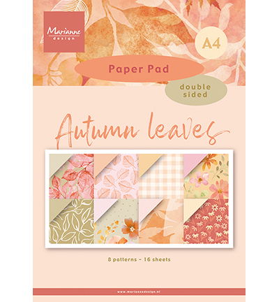 Paper pad, Autumn leaves – A4