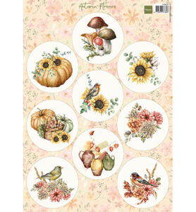 Knipvel A4, Autumn Flowers
