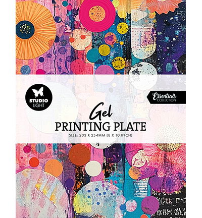 SL Gel printing plate 8×10 inch Tools size 203x254mm nr. 02
