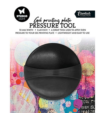 SL Gel printing plate pressure tool 10 cm diameter Tools nr. 01