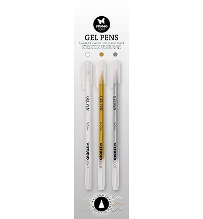 SL Gel Penns White, Gold and Silver 0.6mm Essential nr. 02