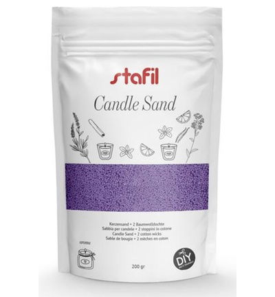 Candle Sand met aroma, Lavander