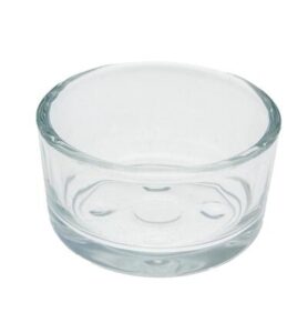 Theelicht houder, 4.2 x 2.5cm, transparant