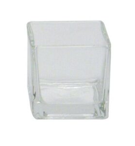 Glazen kubus, 5.5 x 5.5cm, transparant