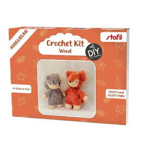 Amigurumi Kit Velvie/Fluffy, Wood