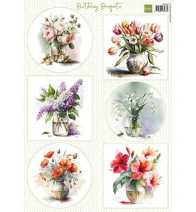 Knipvel A4, Birthday Bouquets