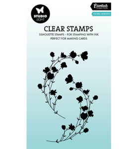 SL Clear Stamp Floral wreath Essentials nr. 914