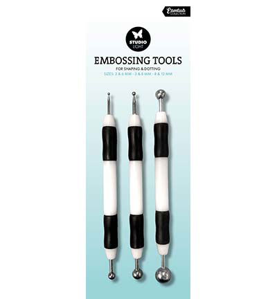 SL Embossing Tools 2 & 6mm – 3 & 8mm – 8 & 12mm Essentials Tools nr. 01