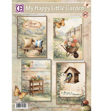 Kaartenpakket, My Happy Little Garden