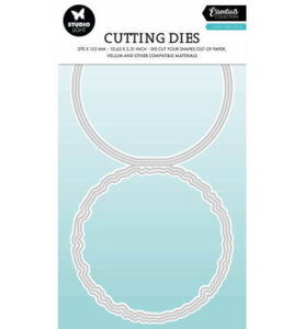 SL Cutting Die Torn Edge Card stand round Essentials nr. 1086