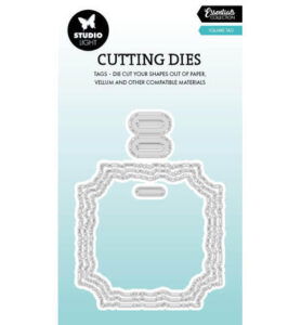 SL Cutting Die Torn Edge Tag square Essentials nr. 1088