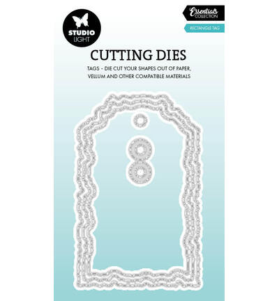 SL Cutting Die Torn Edge Tag rectangle Essentials nr. 1089