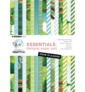 CCL Design Paper pad Stone in a pond Essentials nr. 428