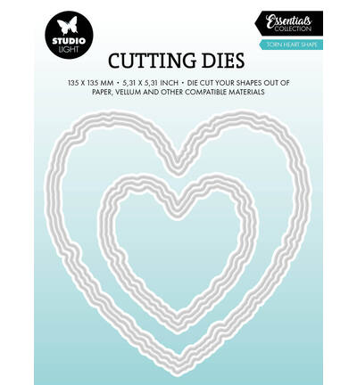 SL Cutting Die Torn Edge Heart shape Essentials nr. 1100
