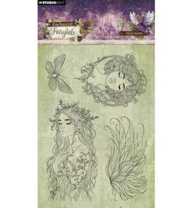 SL Clear Stamps Fairy ladies Enchanted Fairytale nr. 941
