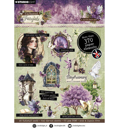 SL Die-cut Paper Pad Die-cut elements Enchanted Fairytale nr. 466