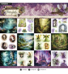 SL Collage Paper Pad Collage paper pad Enchanted Fairytale nr. 468