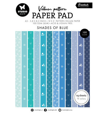 SL Vellum Paper Pad Spring blue print Essentials nr. 450