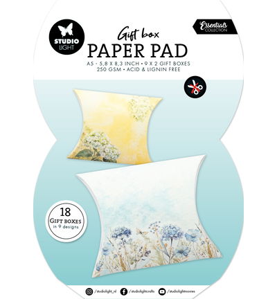 SL Giftbox Paper Pad Pillowbox Essentials nr. 456