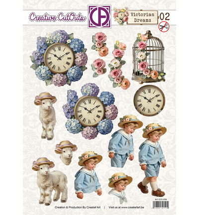 3D Doordrukvel, Victorian Dreams 02