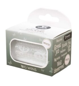 SL Clear Stickers White – Big Wins Essentials nr. 78