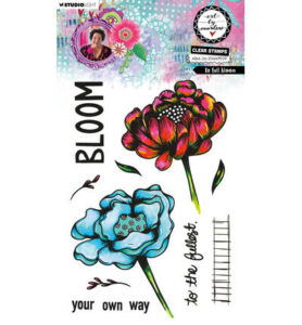 ABM Clear Stamp In full bloom Art by Marlene nr. 939
