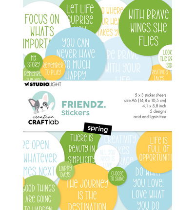 CCL Sticker Pad Spring Friendz nr. 74