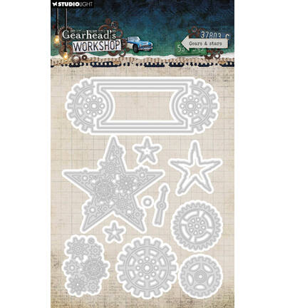 SL Cutting dies Gears & Stars Gearhead’s Workshop nr. 1106