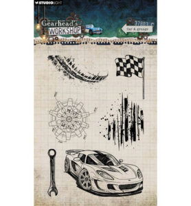 SL Clear Stamps Car & Grunge Gearhead’s Workshop nr. 945