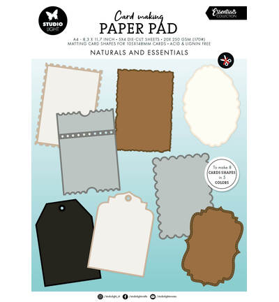 SL Card making pad Naturals Essentials – 20 sheets nr. 31