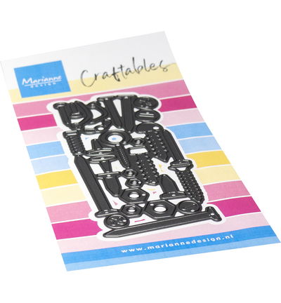 Marianne Design Craftable, Punch die XL – Nuts & bolts