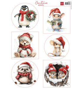 Knipvel A4, Christmas Animals