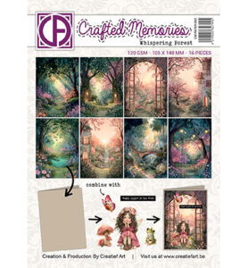 *Collagepapier – Whispering Forest A6