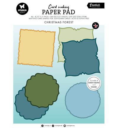 SL Card making pad Cottage Christmas Essentials nr.36 – 20 Sheets