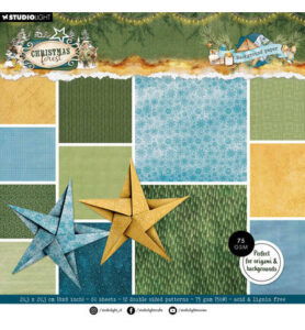 SL Multi-purpose Origami & Backgrounds Christmas Forest nr.476 – 60 Sheets