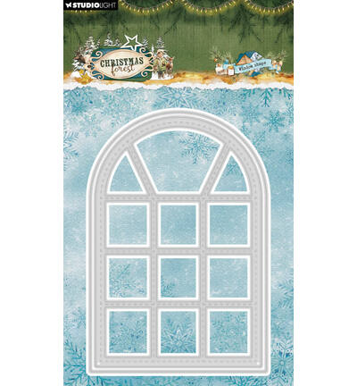SL Cutting dies Window shape Christmas Forest nr.1112 – 5 pcs