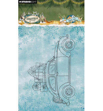 SL Clear stamps Xmas car Christmas Forest nr.952