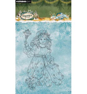SL Clear stamps Xmas girl Christmas Forest nr.953
