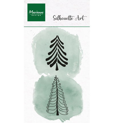 Marianne Design Clear Stamp, Silhouette Art – Jolly Trees