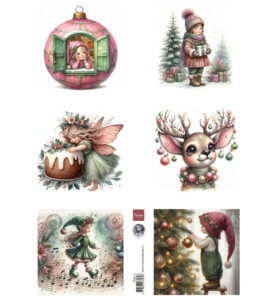 Marianne Design Knipvel A4, Fairybells – Enchanted Christmas