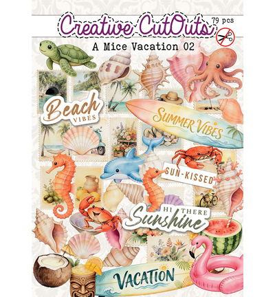 Stansplaatjes – A Mice Vacation 02 – 79 stuks