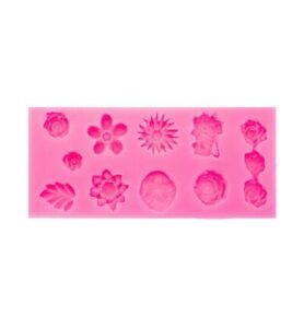 Silicone mold, Flowers x12