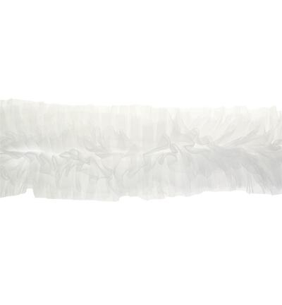 Tulle trim, White 1 mtr. x 12cm