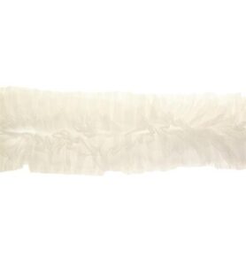 Tulle trim, Cream 1 mtr. x 12cm