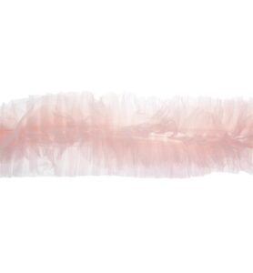 Tulle trim, Pink 1 mtr. x 12cm