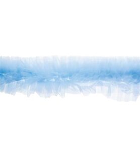 Tulle trim, Light blue 1 mtr. x 12cm