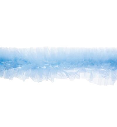 Tulle trim, Light blue 1 mtr. x 12cm