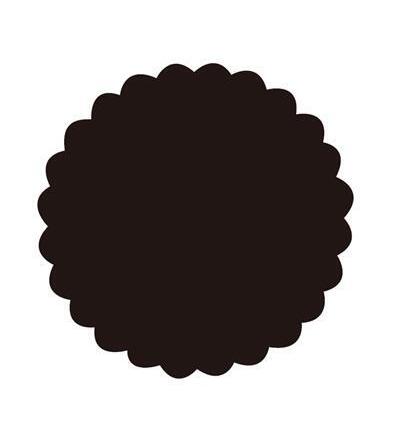 Punch M, Scalloped circle